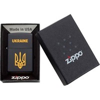 Подарочный набор Zippo Зажигалка 218-U + Коробка + Бензин 3141 + Кремни 2406 + Чехол на пояс черный