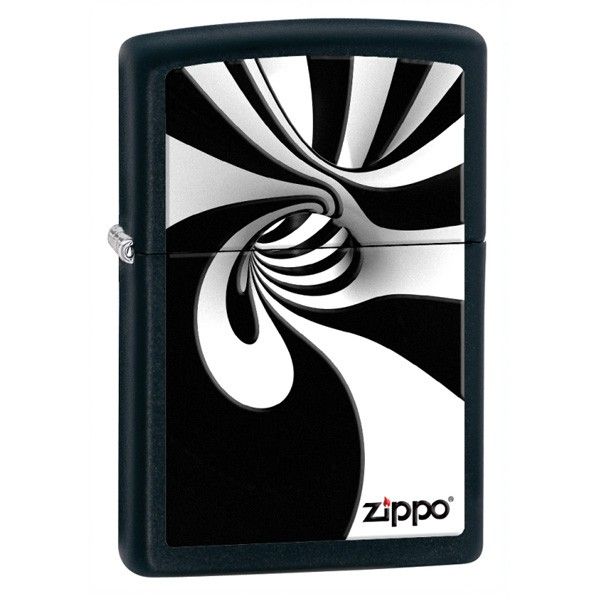 Зажигалка Zippo 28297 Spiral Black/White