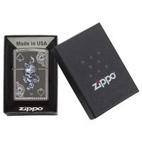 Зажигалка Zippo Spade and Skull Design Armor
