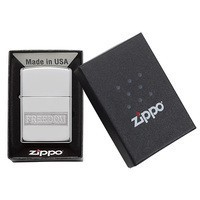Зажигалка Zippo 250 Etched Freedom Design