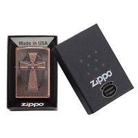 Зажигалка Zippo 29736 Deep Carve Cross Design Armor