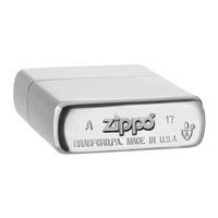 Комплект Zippo Зажигалка 162 + Бензин + Подарочная упаковка + Кремни в подарок