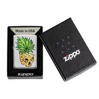 Зажигалка Zippo 250 Leaf Skull Pineapple