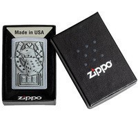 Зажигалка Zippo 207 Lucky Seven Emblem
