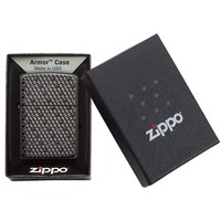 Зажигалка Zippo Armor Black Ice Hexagon Design 49021