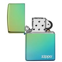 Зажигалка Zippo Reg HP Teal Logo 49191 ZL