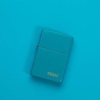 Зажигалка Zippo Flat Turquoise Zippo Lasered 49454 ZL