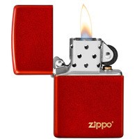 Фото Зажигалка Zippo Anodized Red Zippo Lasered 49475 ZL