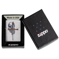 Зажигалка Zippo 200 Sword Skull Design 49488