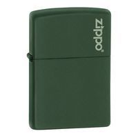 Комплект Zippo Зажигалка 221 ZL CLASSIC green matte with zippo + Бензин + Кремни + Подарочная коробка