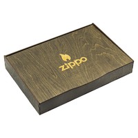Подарочный набор Zippo Зажигалка 218 + Коробка + Бензин + Кремни + Чехол на пояс Койот