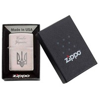 Фото Подарочный набор Zippo Зажигалка 200-SU + Коробка + Бензин 3141 + Кремни 2406 + Чехол на пояс черный
