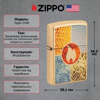 Зажигалка Zippo 254B Elements Of Earth Design