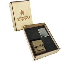 Фото Подарочный набор Zippo Зажигалка 150 CLASSIC + Коробка + Чехол системы molle mz04co койот