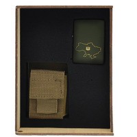 Фото Подарочный набор Zippo Зажигалка 221U CLASSIC + Коробка + Чехол системы molle mz04co койот