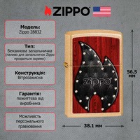Зажигалка Zippo 28832 Leather Flame