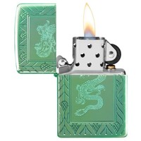Зажигалка Zippo Armor HP Green Elegant Dragon