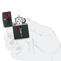 Зажигалка Zippo 236 Rose Dagger Tattoo Design