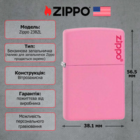 Фото Зажигалка Zippo 238ZL PINK with zippo