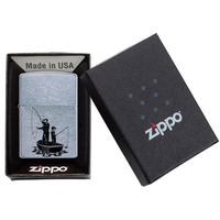 Зажигалка Zippo 207 Fishing CLASSIC street chrome