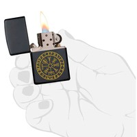 Зажигалка Zippo 218-Veh Вегвизир - рунический компас