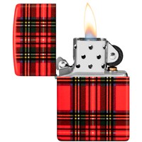 Фото Зажигалка Zippo 49352 Red Plaid Design
