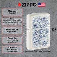 Зажигалка Zippo 214 Stamps Design