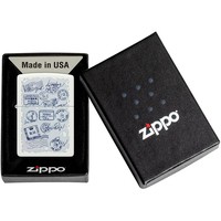 Зажигалка Zippo 214 Stamps Design