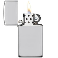Зажигалка Zippo 1500 Slim High Polish Sterling Silver