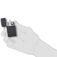 Зажигалка Zippo 1618 Slim Black Matte