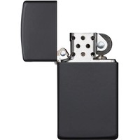 Зажигалка Zippo 1618 Slim Black Matte