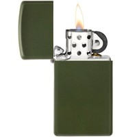 Зажигалка Zippo 1627 Slim Green Matte