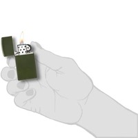 Зажигалка Zippo 1627 Slim Green Matte