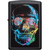 Фото Зажигалка Zippo 28042 Colorful Skull