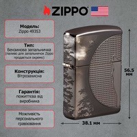 Фото Зажигалка Zippo 49353 Armor Wolf Design