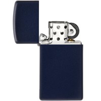 Фото Зажигалка Zippo 1639 Slim Navy Blue Matte