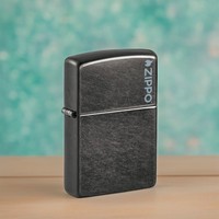 Зажигалка Zippo 28378 ZL Classic Grey Zippo Logo