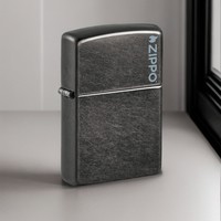 Зажигалка Zippo 28378 ZL Classic Grey Zippo Logo