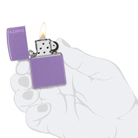 Зажигалка Zippo 46681 ZL Classic Smoky Lavender Zippo Logo