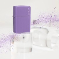 Зажигалка Zippo 46681 ZL Classic Smoky Lavender Zippo Logo