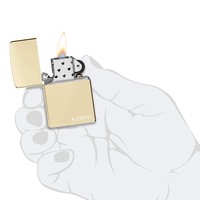 Зажигалка Zippo 46682 ZL Classic Champagne Zippo Logo