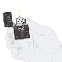 Зажигалка Zippo 46699 Royal Skull Design