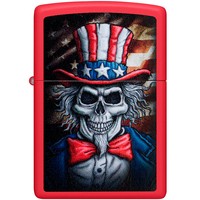 Фото Зажигалка Zippo 233 Uncle Sam Skull Design
