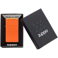 Зажигалка Zippo 1631 Slim Orange Matte
