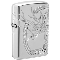 Фото Зажигалка Zippo 49552 Sterling Silver Tree of Life Design