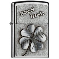 Фото Зажигалка Zippo 2004509 GOOD LUCK CLOVER