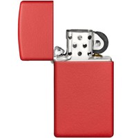 Зажигалка Zippo 1633 Slim Red Matte