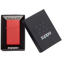 Зажигалка Zippo 1633 Slim Red Matte