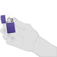 Зажигалка Zippo 1637 Slim Purple Matte