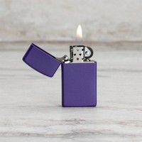 Зажигалка Zippo 1637 Slim Purple Matte